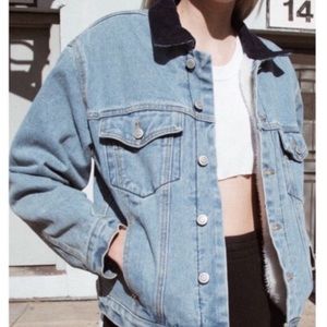 Sold Out Brandy Melville Sherpa Jean Jacket